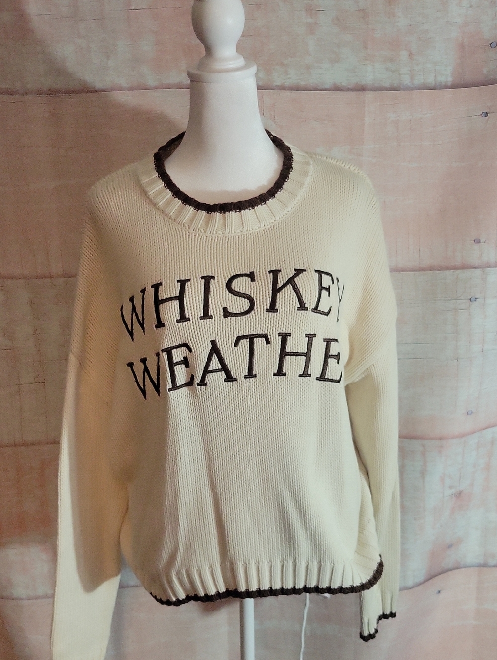 Moon & Madison Whiskey Weather Sweater